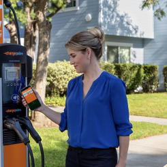 ChargePoint-nätverket har ökat med 200 procent sedan 2017. Foto: ChargePoint