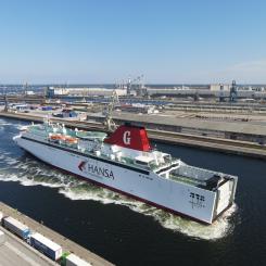 Hansa Destinations går från tre till sex avgångar i veckan med avgångar från hamnarna Nynäshamn och Rostock. Foto: Port of Rostock