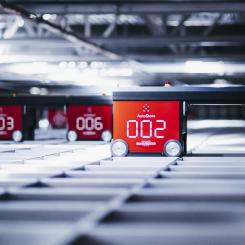 AutoStore-systemet är designat för att klara 1 700 orderrader i timmen. Foto:  Element Logic
