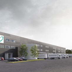 Logicenters hyr ut högteknologiskt farmaceutiskt lager i Køge. Foto: Logicenters
