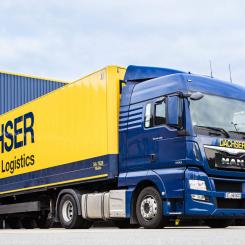 Bokningsstopp gäller för alla interkontinentala lastbilstransporter mellan Asien och Europa. Foto: Dachser