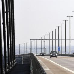 Pendlingen och företagstrafiken har visat på nya körvanor över Øresundsbron. Foto: Øresundsbro Konsortiet