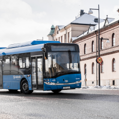 All stadstrafik i Skövde ska vara eldriven fram till 2030. Foto: Västtrafik