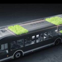 CATL, en ledande tillverkare av batterier, har i samarbete med busstillverkaren Yutong skapat denna buss med ett megabatteri. Bild: Yutong